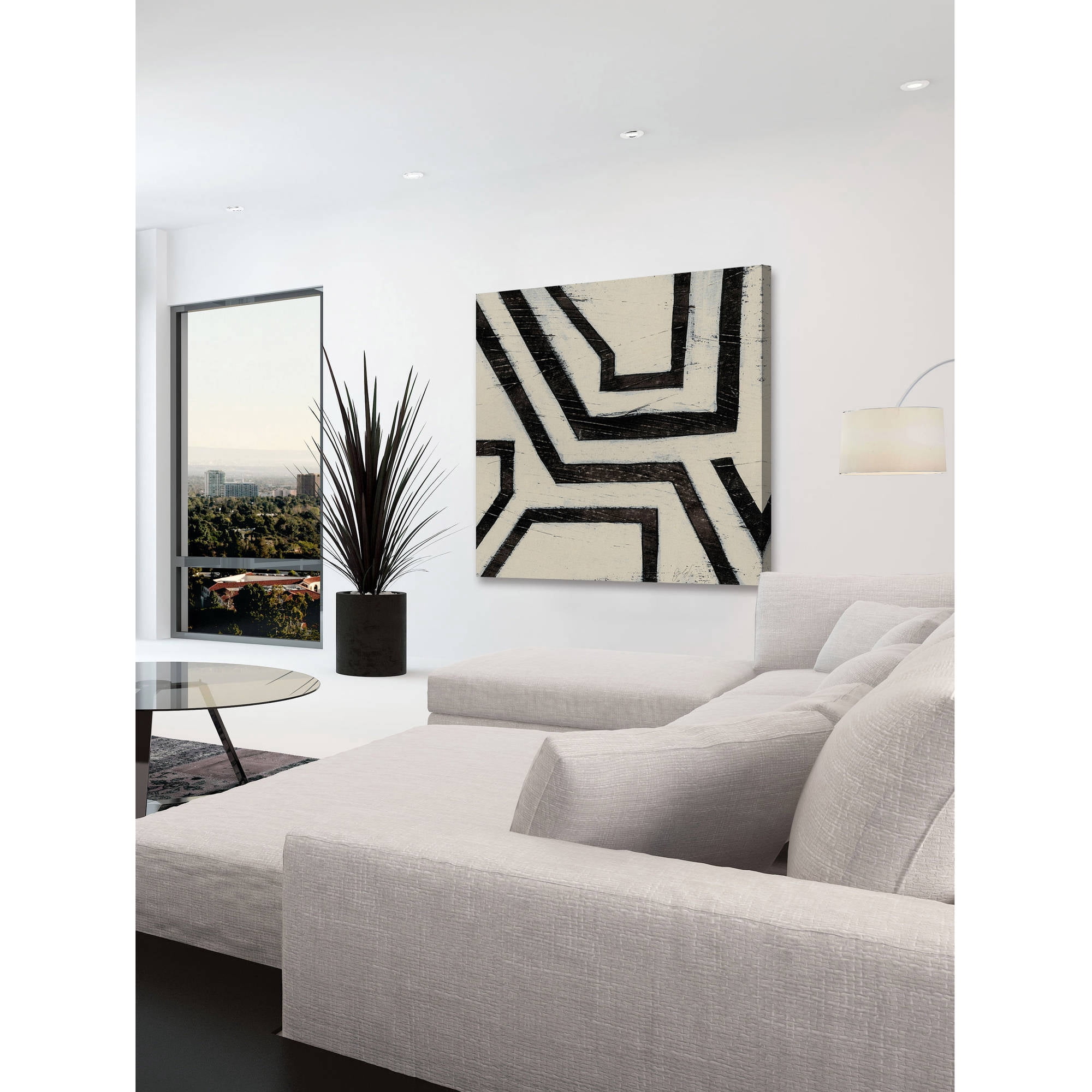 Marmont Hill "Hieroglyph III" Painting Print on Wrapped Canvas