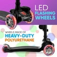 thumbnail image 4 of Hurtle 3 Wheeled Stand & Cruise Child/Toddlers Toy Folding Kick Scooters W/ Adjustable Height, 4 of 8