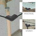 thumbnail image 3 of CRAFTHROU 20Ud Protectores De Esquinas Para Marcos Y Muebles Negro Amortiguador Y Duradero, 3 of 8