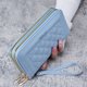 thumbnail image 5 of Cartera para mujer, larga, de mano, informal, para teléfono móvil, con doble cremallera, tarjetero de gran capacidad, 5 of 6