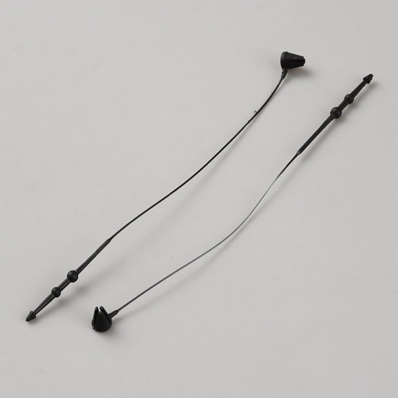 1000Pcs 3 Inch Black Plastic Fastener Hang Price Tag Ring Loops Adjustable Snap Lock Pin Safety Security Loop Tags Ties String for Retail Labeling