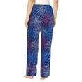 thumbnail image 2 of Bingfone Pajamas for Women,Ireworks In The Night Sky Pajama Pants with Pockets-Large, 2 of 7