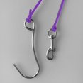 thumbnail image 3 of Anzuelo para arrecifes con línea de 47 "y clip de Púrpura Sunnimix Buceo Reef Hook, 3 of 7