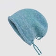 thumbnail image 2 of HOWPAY Winter Hats for Women Stretchy Slouchy Baggy Windproof Solid Color Knitted Cool Beanies for Cold Weather Soft Cozy Skull Caps, 2 of 3