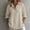 Beige, variant on Women's Short Sleeve Criss Cross Twist Knot Back T-Shirt, Solid Loose Soft Fabric Daily Casual Blouse Brown XL