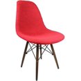 MidCentury Modern Fabric Upholstered Accent Side Dining Chair with