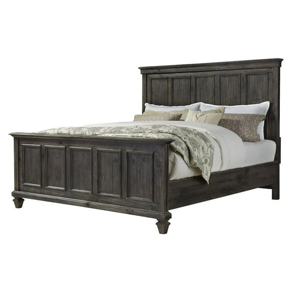 Magnussen Calistoga King Panel Bed in Weathered Charcoal
