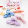 thumbnail image 1 of Horquilla de pelo de peluche de otoño e invierno de Sanrio, pinza para el pelo Coolomi, pinza grande de tiburón de peluche, 1 of 5