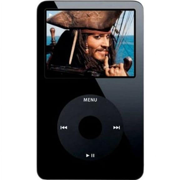 Pre-Owned Apple iPod Classic 5th Generation 80GB Black, MP3 /Video Player