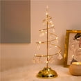 thumbnail image 4 of Matsuzay Pequeño árbol de Navidad Cristal Lámpara romántica Luces LED Lámparas decorativas multifuncionales de moda Adorno Fiesta Kits de decoración para fiestas Plata, 4 of 6