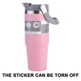 thumbnail image 2 of Aislada Al 30 Oz Con Asa Acero Inoxidable para Mujeres Y Hombres () Rosa, 2 of 8