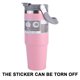 thumbnail image 2 of Aislada Al 30 Oz Con Asa Acero Inoxidable para Mujeres Y Hombres () Rosa, 2 of 8