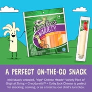 Frigo® Cheese Heads® Variety Assortment of Original String Cheese, Cheddarella™ and Colby Jack, 20 oz, 24 Count