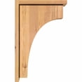 thumbnail image 3 of 7 1/2"W x 14"D x 22"H Huntington Smooth Corbel w/Backplate, Western Red Cedar, 3 of 9