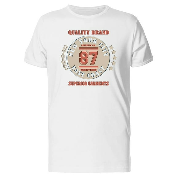 Quality Brand 87 Nyc Tee Men's -Image by Shutterstock