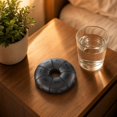thumbnail image 4 of Pill Organizer, Black Round 7 Day Weekly Portable 1 Count Pill Box, 3.5 Inch Lightweight Round Donut Shaped Daily Medicine Container for Travel Home Pocket Purse to Store Vitamins Supplements Medicat, 4 of 5