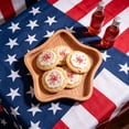 thumbnail image 6 of PEIBang Wood Charcuterie Board,Star Shaped Serving Tray,Food Dish Serving Platter Cheese Board for Holiday Party Supplies, 6 of 6