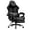 Black（PU Leather）, variant on GTPLAYER Ergonomic Gaming Chair with Footrest and Lumber Support for Adults, Red