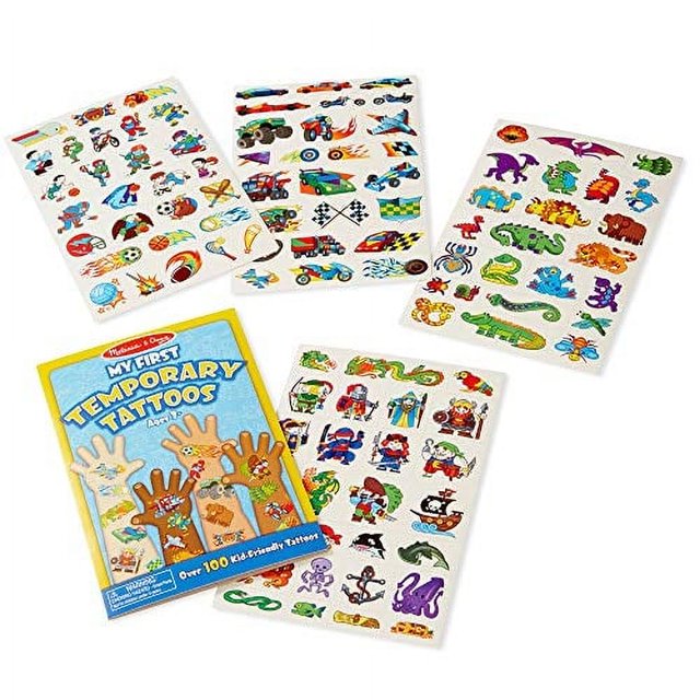 Mis primeros tatuajes temporales de Melissa & Doug, color az