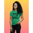 thumbnail image 2 of Dad You Are My Superhero Shaped T-Shirt Women -Image by Shutterstock, Female x-Large, 2 of 4