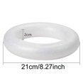 thumbnail image 7 of HILABEE Foam Wreath Rings Round Rings Desktop Flower Arrangement Foam Wreath Form Foam Circles for Holiday Valentines Day Home Easter 210MM, 7 of 7