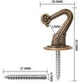 Hooks for Hanging Plants Heavy Duty Ceiling Hook for Chandelier Screw