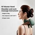 thumbnail image 4 of Massage Master for Shoulder, Shiatsu Back and Neck Massager for Neck, Lower Abdominal, discomfort Relief Deep Tissue with 3-Speed Adjustment Gifts for Women, Men, Mom and Dad, 4 of 9