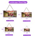 thumbnail image 5 of Be My Valentine's Newfoundland Truck Full of Love Flower Balloon Landscape Wood Sign Newfie Dog Lover Gifts Hanging Wall Home Decor - 02029, 5 of 5