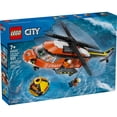 thumbnail image 3 of LEGO City Coast Guard Helicopter Building Toy for Kids - Pretend Play Emergency Response Set for Boys & Girls, Ages 7+ - Includes 4 Minifigures, Shark, & Rescue Pod - Gift Idea for Birthdays - 60503, 3 of 8