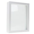 thumbnail image 1 of IFANLANDOR Glass Artwork Frame White MDF Specimen Storage Family 1Set, 1 of 6