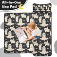 thumbnail image 4 of Halloween Ghost Boo Pattern Toddler Nap Mats for Kids Preschool,59"x22" Sleeping Mat Bag or Kids,Toddler Sleeping Bag,Toddler Nap Mat or Daycare, 4 of 6