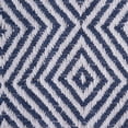 thumbnail image 2 of Design Imports CAMZ38510 French Blue X-Diamond Geometric Blanket Throw, 2 of 2