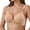 Beige, variant on Bras for Older Women Plus Size Deep V Neck Jacquard Thin Cup Wireless Push Up Bralette Everyday Bra