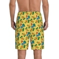 thumbnail image 4 of Lsque Roosters And Sunflowers Mens Sleep Pajama Shorts,Short Pajama Pants, Cotton Ultra-Soft Knit-X-Large, 4 of 9