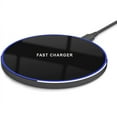 thumbnail image 2 of DGN Wireless Charger  10W Fast Wireless Charging Pad Compatible with iPhone 13/13 Pro/13 Mini/13 Pro Max/SE 2022/12/SE 2020/11/X/8,Samsung Galaxy S22/S21/S20/S10,AirPods Pro (No AC Adapter), 2 of 9