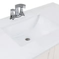 thumbnail image 5 of Cape Cod 42 inch Contemporary Bath Vanity in Soft White with White Engineered Quartz Marble Top, 5 of 9