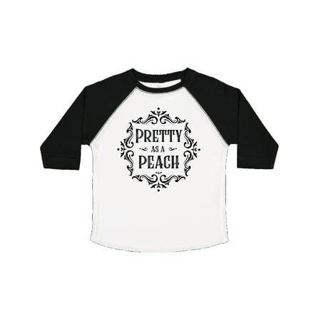 

Inktastic Pretty as a Peach Gift Toddler Toddler Girl T-Shirt