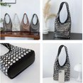 thumbnail image 7 of MMYGU Y2k 90s Crescent Bags Women Trendy Studded PU Leather Shoulder Crossbody Purse Punk Underarm Satchels Tote Handbag, 7 of 7