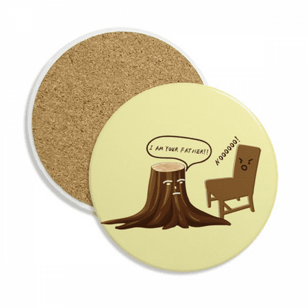 

Wooden Pier Chair Furniture Father Coaster Cup Mug Tabletop Protection Absorbent Stone