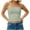 Mint Green, variant on Womens Strapless Tube Top Fashion Solid Sleeveless Backless Stretchy Comfy Yoga Sport Bandeau Bras Base Shirts Army Green Large