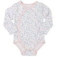 thumbnail image 5 of Preemie Clothes Baby Kimono Side Snap Onesie Girl Long Sleeve Bodysuit Premature, 5 of 5