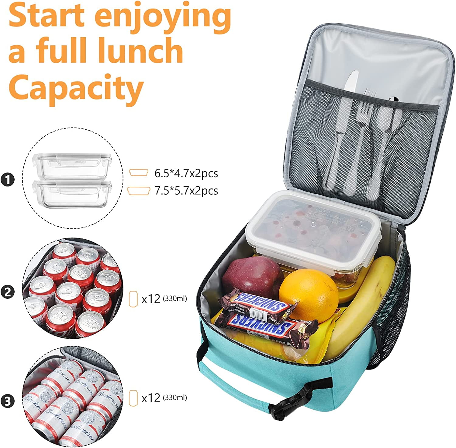 Electric Food Container with Insulated Lunch Bag – Coralala