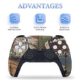 thumbnail image 4 of Natural Art Soccer Football Sports PS5/PS5 Pro/PS5 Slim Digital Disc Skin Sticker For Console And Controller Skins, 4 of 7