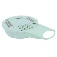 thumbnail image 3 of Food Grater, Vegetable Chopper Garlic Mincer Manual Food Chopper Kitchen Utensils With Water Drain Lid Hand Guard For Home For Kitchen, 3 of 8
