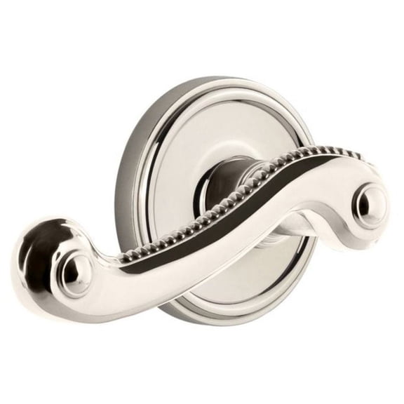 Grandeur Geonew_Psg_234_Lh Georgetown Solid Brass Rose Left Handed Passage Lever Set -