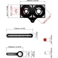thumbnail image 5 of Regla de medición multiángulo con orificio de posicionamiento, regla plegable de 12 lados, para proyectos de carpintería e ingeniería, 5 of 5