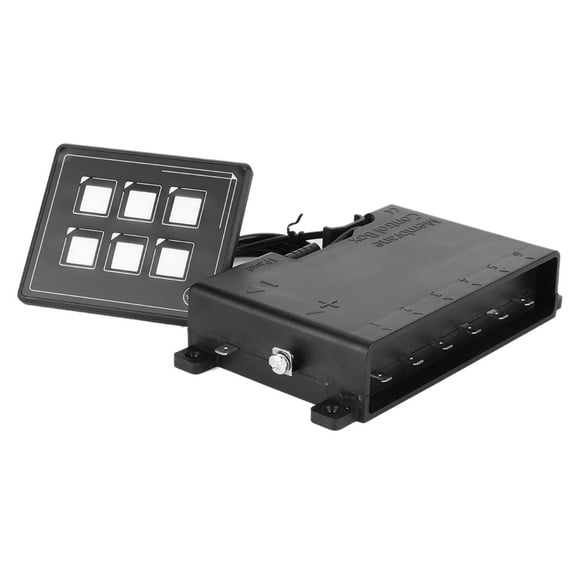 Car Accessory Part Panel Switch Membrane Panel Switch 12-24V Car Universal 6P LED Touch Membrane Control Panel Switch Electronic Accessory