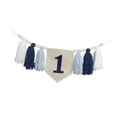 thumbnail image 4 of 1 banner de cumpleaños para silla alta Banner de silla alta Niños para niños Decoración de la habitación para niños 1 año Banner de cumpleaños primer azul, 4 of 8