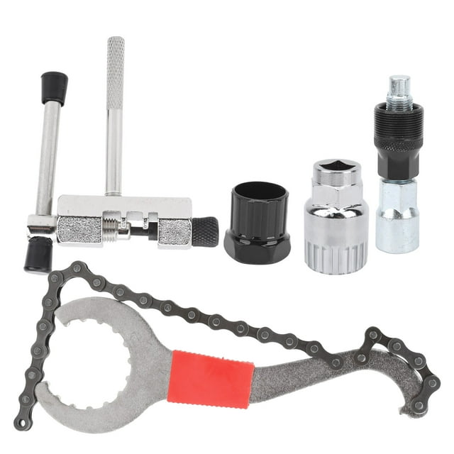 Kits de herramientas para reparación de bielas de bicicleta Extractor de bielas Extractor de pedalier Cortador de cadena Llave