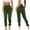 Army Green, variant on Aloohaidyvio Pants for Women No Boundaries Womens Plus Size Camouflage Work Jeans Zipper Ripped Drawstring Work Pants Size M